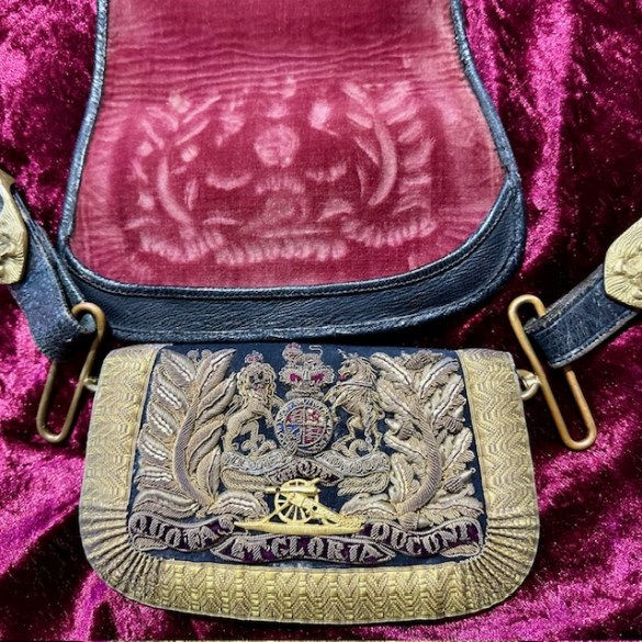 Armoury Antiques and Militaria Victorian Artillery Sabretache 4